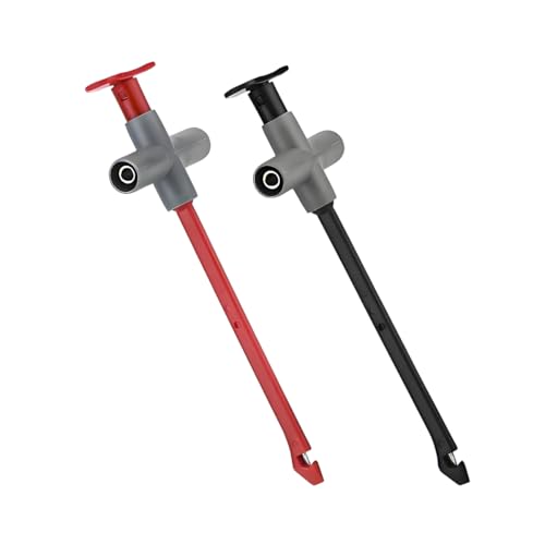 Gasedin 2 PCS Wire Piercing Probe, Puncture Probe Wire Tester for 4mm Banana Plug, Automotive Wire Piercing Test Clip for Multimeter Testing Tool, Repairing Car Accessories