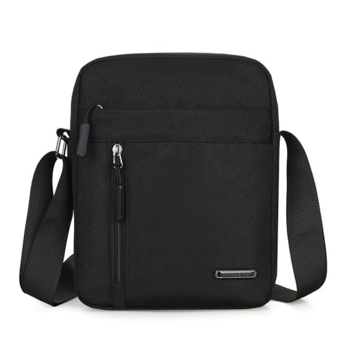 Messenger Bags Travel Multifunction Casual Sling Shoulder Black