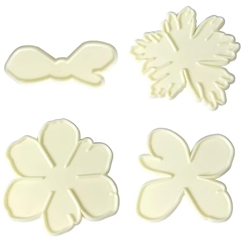 JEM Anemone Fondant Cutters, for Cake Decorating, Set of 4