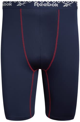 Reebok Men's Boxer Briefs - 3 Pack Long Leg Soft Performance Boxers for Men - Big and Tall Mens Underwear Pack (2XL – 4XL)4