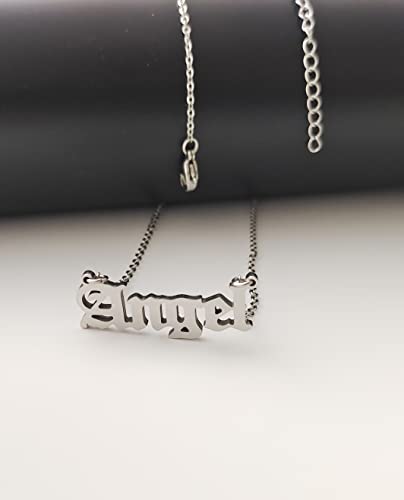 Collier couronne initiale lettre argent résistant pour adolescente - 7