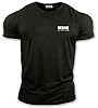 Gym Clothes for Men Gym T Shirt Bodybuilding T Shirts Gym Clothes – BEBAK Workout Top Training Tops Arnold Schwarzenegger Inspired Design T Shirt MMA (Jet Black, 4XL) #2