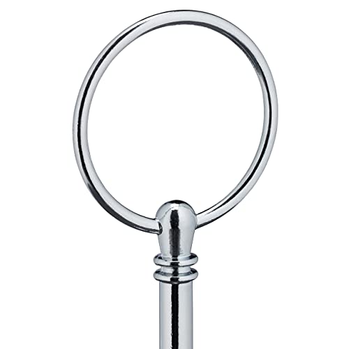 Foto von Relaxdays Etagere, 2 Etagen, Schiefer, Kuchen, Snacks, Obst, Metallgriff, Servierständer, HxD 23x25 cm, anthrazit/silber, 1 Stück