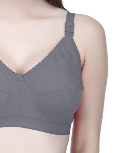 Image of Elina Women's Hosiery Non-Padded Wire Free Regular Bra