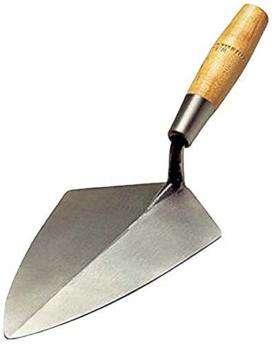 Kraft Tool RO221-11 1/2 11-1/2" Wide Heel Blade Pattern Brick Trowel w/Wood Handle