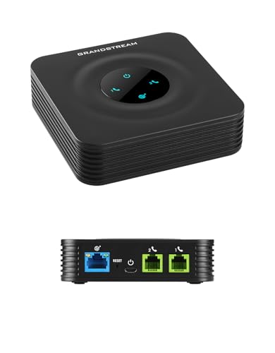 Telephone Adapter 2-Port: Replace Landlines and Calling Cards, Supports Fax, Unlimited Domestic Calls, Best International Rates, and Travel-Friendly Service.