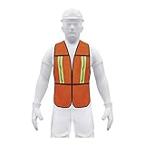 Pretul CHS-200N, Chaleco de seguridad con cintas reflejantes, naranja