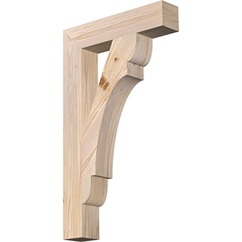 3 1/2"W x 18"D x 30"H Olympic Block Smooth Bracket, Douglas Fir