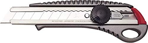 (Price/EACH)NT CUTTER Heavy-Duty Aluminum Die-Cast Anti-Slip Contoured Grip Screw-Lock Utility Knife