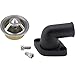 Small Block Fits Chevy 90 Degree Swivel Neck & 180 Degree Thermostat