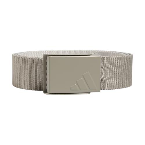 adidas Men's Reversible Webbing Golf Belt, Putty Beige/Alumina, One Size