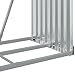 vidaXL Galvanised Steel Log Holder Rack - 80x45x190cm Anthracite Firewood Storage for Outdoor, Fireplace, Burner