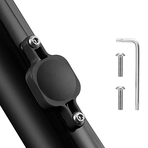 FuninCrea Funda Compatible con Apple Airtag Ligera y Duradera, Resistente a Los Arañazos, Soporte Airtag Bicicleta con Accesorios para Bicicleta Compatibles con Airtag (Negro) Cover