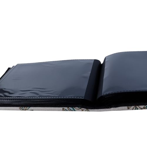 Nicear 2-teiliges Fotoalbum zum Einstecken, 6 x 4, kleines tragbares Erinnerungsbuch mit weichem Stoffeinband für Familie, Hochzeit, Jahrestag, Geburtstag (grün)