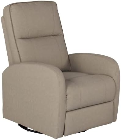 THOMAS PAYNE® RV Swivel Pushback Recliner, Altoona – Effortless Push-Back Reclining – 360-degree Swivel, Glider Action –Easy-to-Clean PolyHyde® Vinyl Fabric – High-Density Foam Interior – 2020135002