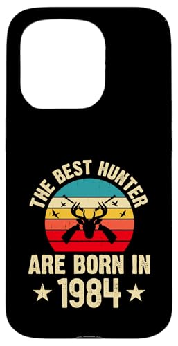 The Best Hunter Are Born in 1984 Funny Say Hunting Lover �X�}�z�P�[�X iPhone 15 Pro �p