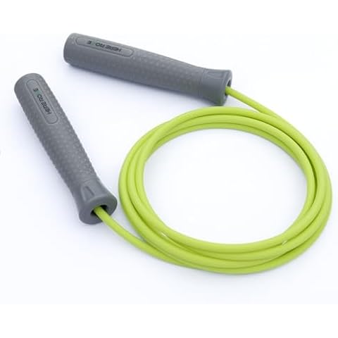 Hererope Adjustable Jump Ropes for Fitness，1/4lb Weighted Jump Rope for Men & Women, Skipping Rope with Comfortable & Ergonomic Grip, Built for Cardio, Gym & Home Workouts, Boxing, Crossfit Exercise Cover