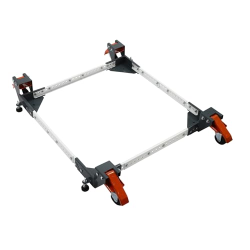Sootvp Universal Mobile Base, Heavy Duty Universal Mobile Base 650 BLS Capacity, 35×35inches Adjustable Mobile Base Kit, Adjustable Rolling Set for Moving Large Equipment, Tools and Machines