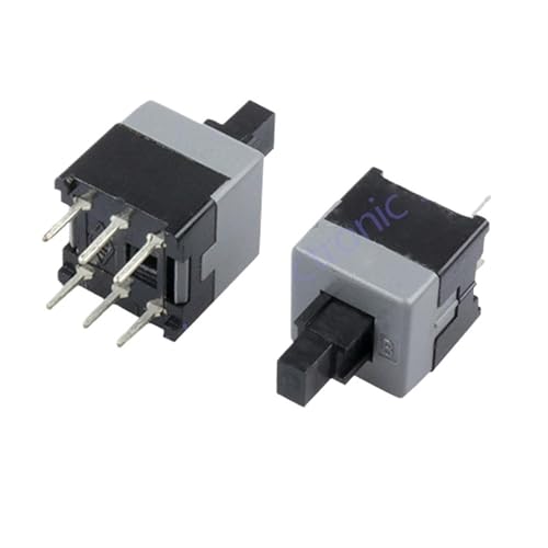 Interrupteur à clé 6 broches 8,5 mm double rangée sans verrouillage pour réparer vos appareils