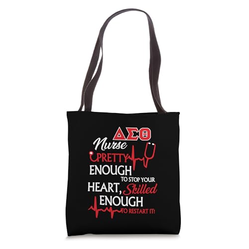 Bolso tote para enfermeras de la hermandad Delta Sigma Theta, regalo para enfermeras de Delta miniatura 1