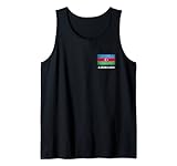 Trikot mit aserbaidschanischer Flagge | Aserbaidschanisch Tank Top