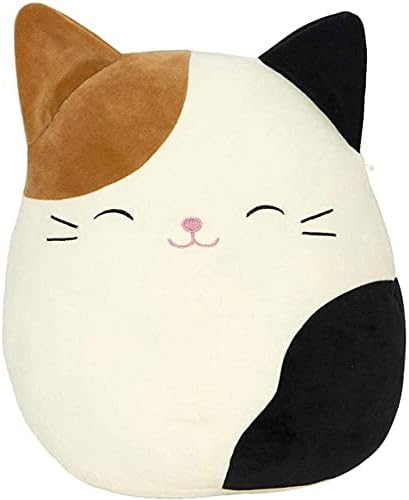 Squishmallow Official Kellytoy Plush Pets Squad Dogs Cats Bunnies Frogs Squishy Soft Plush Toy Animals (Cam Calico Cat, 7.5 Inch)