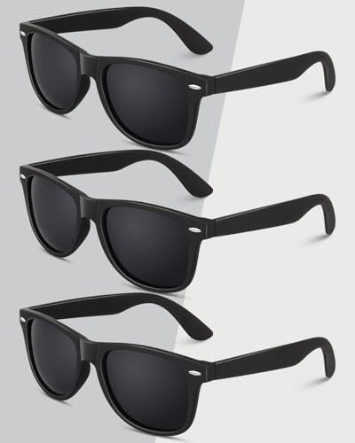 CGID Retro Polarized Sunglasses Men Womens Square Frame Black Shades UV400 - image 4