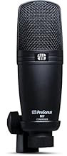 Included in the box are the versatile PreSonus M7 Cardioid Condenser Microphone, a hard stand mount, a 10' XLR cable, and a durable carrying case; Ideal for recording, podcasting, and streaming, this mic reflects PreSonus' dedication to quality audio...
