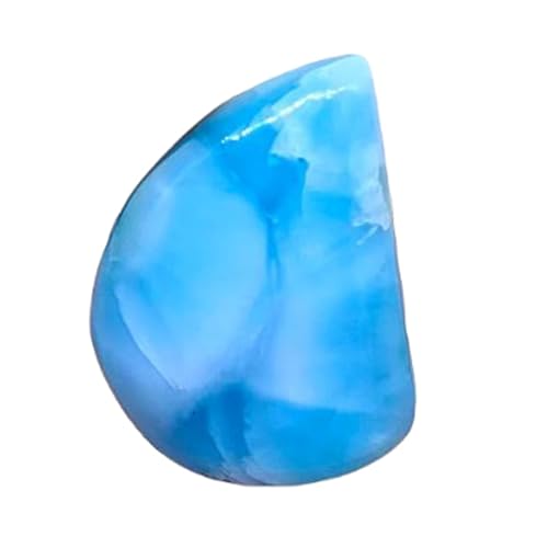 Larimar naturel cabochon d'azur pour donner vie à vos plus beaux bijoux d'amour