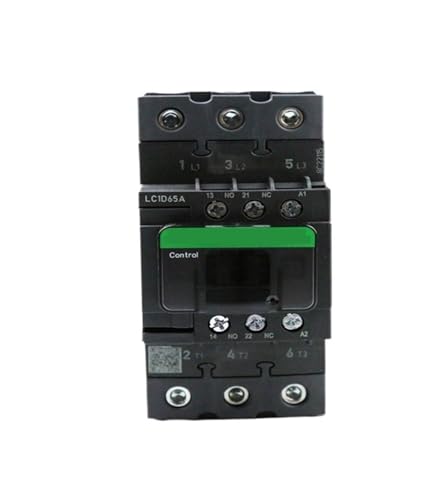 Contacteur tripolaire 65 A pour piloter un moteur triphasé en armoire 220V