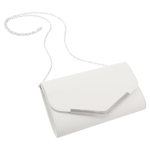 Pochette blanche de mariage Mipcase : le sac de soirée à capacité moyenne qui sublime vos tenues