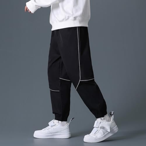 Pantalon de sport décontracté multi-poches coupe ajustée homme