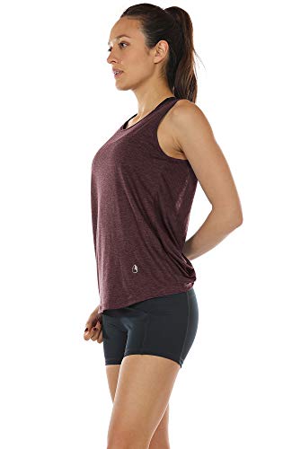 Image of icyzone Workout Tank Tops for Women - Open Back Strappy Athletic Tanks, Yoga Tops, Gym Shirts