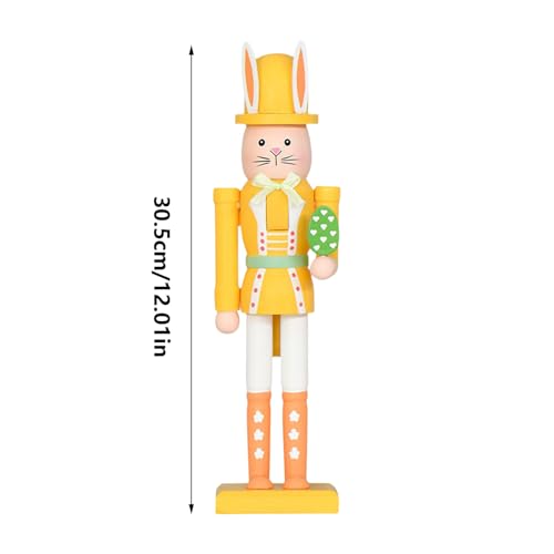 Casse-noix de lapin de Pâques statuette décorative extérieure abritée pour véranda - 6