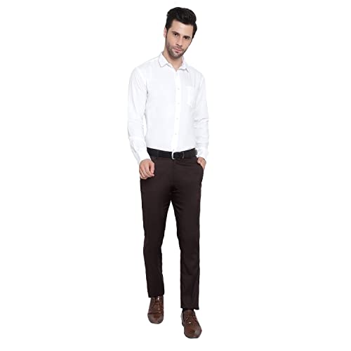 Image of Men Regular Fit Polycotton Trouser Pant's Formal Trouser Casual Trouser Pant