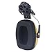 YDuupxe Helmet Attachable, Medium Helmet Ear Muff, Safety Helmet Earmuff Safety Helmet with Ear Muffs for Hearing for Machine Shops and Power Tools