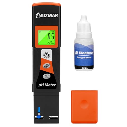 Testeur PH/TDS/EC Numérique UIUZMAR - 4 En 1 Pour Piscine, Hydroponie Et Aquarium - Écran LCD