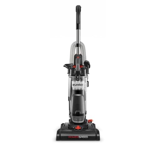 Image of Eureka NEU180 PowerSpeed Multi-Surface Upright Bagless Vacuum Cleaner Black Red Color (Renewed)