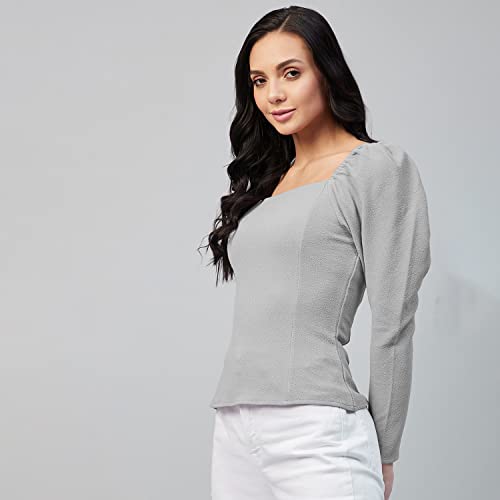 Image of Rare Women's Solid Regular Fit Blouse