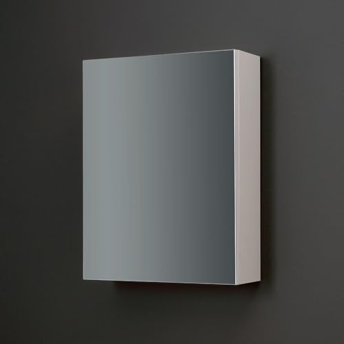 Kiamami Valentina - Specchio contenitore sospeso ad un'anta con mensola interna in vetro