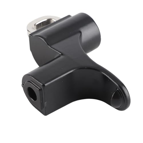 KIMISS Antivol de Casque – Sécurité Antivol pour Motos, Scooters, Installation avec 2 Clés, Alliage d'aluminium Robuste