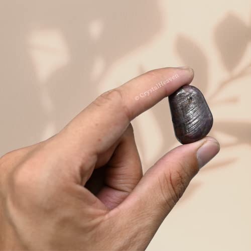 Image of Crystal Heaven Certified Ruby Healing Tumbled Stone,Natural Polished Crystals For Diy Crafts,Manifestation,Meditation,Pooja Feng Shui And Reiki Healing(30 Grams)