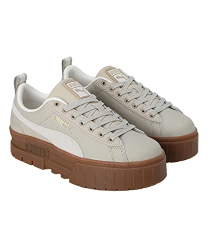 Image of Puma Womens Mayze LTH WN's Putty-Pristine-Team Gold Sneaker - 3 UK (38198312)