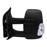 Specchietto retrovisore esterno Sinistro elettrico termico con lampeggiatore Compatibile con Ford Transit V363 dal 2013