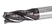 Accusize Industrial Tools 3/4'' Fine Tooth M42 8% Cobalt Tialn Roughing End Mill, 3/4'' Shk Dia, 1-5/8'' Flute Length, 3-3/4'' Oal, 4 Flute, 1104-0034