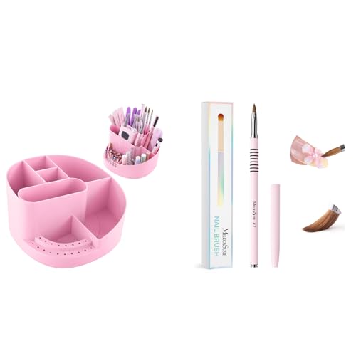 Organizador y brocha acrílica para uñas MelodySusie miniatura 1
