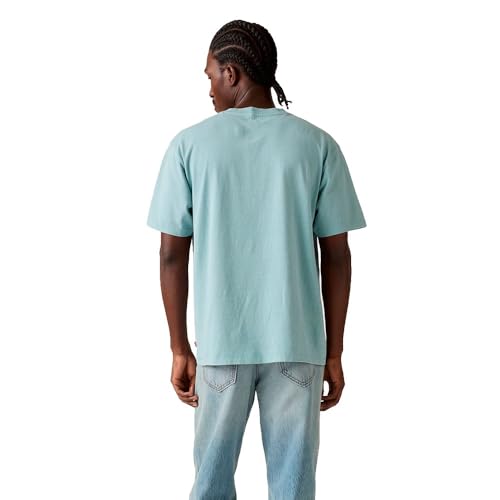 Red Tab Vintage Tee Garment Dye Stone Bl – Ansicht 2