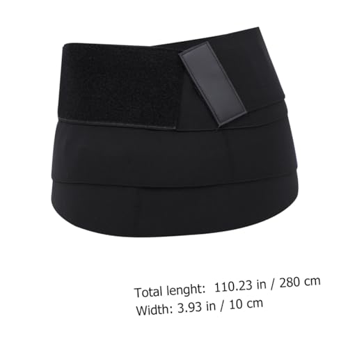 Faja elástica para entrenamiento de cintura VANZACK negro miniatura 2