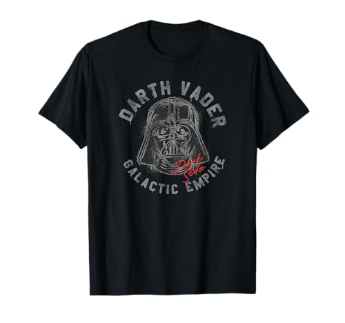 T-shirt Star Wars Dark Vador vêtement geek noir imprimé Dark Side