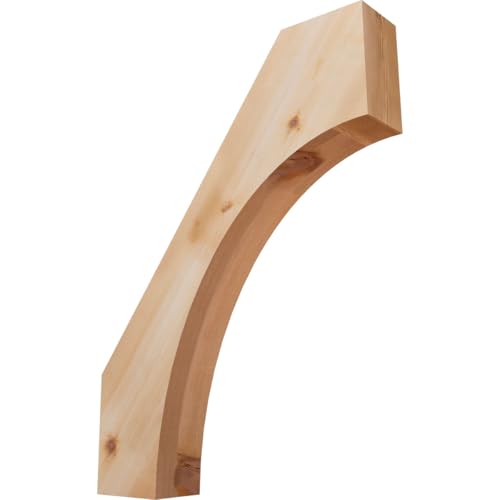 Ekena Millwork BRC04X18X24WTL00SWR 3 1/2"W x 18"D x 24"H Westlake Smooth Knee Brace, Western Red Cedar